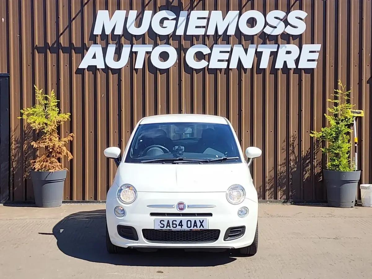 Used Fiat 500 S 69 HP (50 kW) 2014 White Hatchback