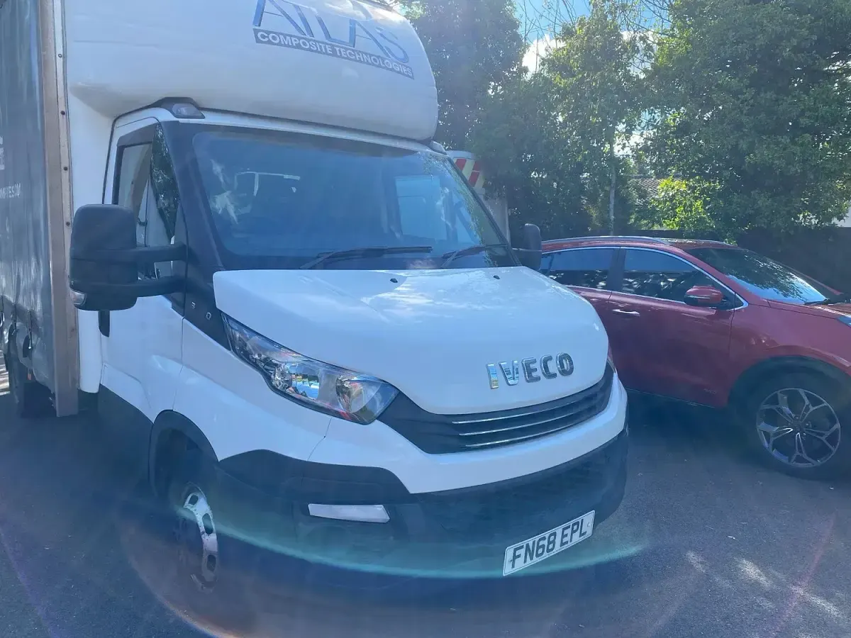 Used Iveco Daily 126 HP (92 kW) 2018 White Cabriolet