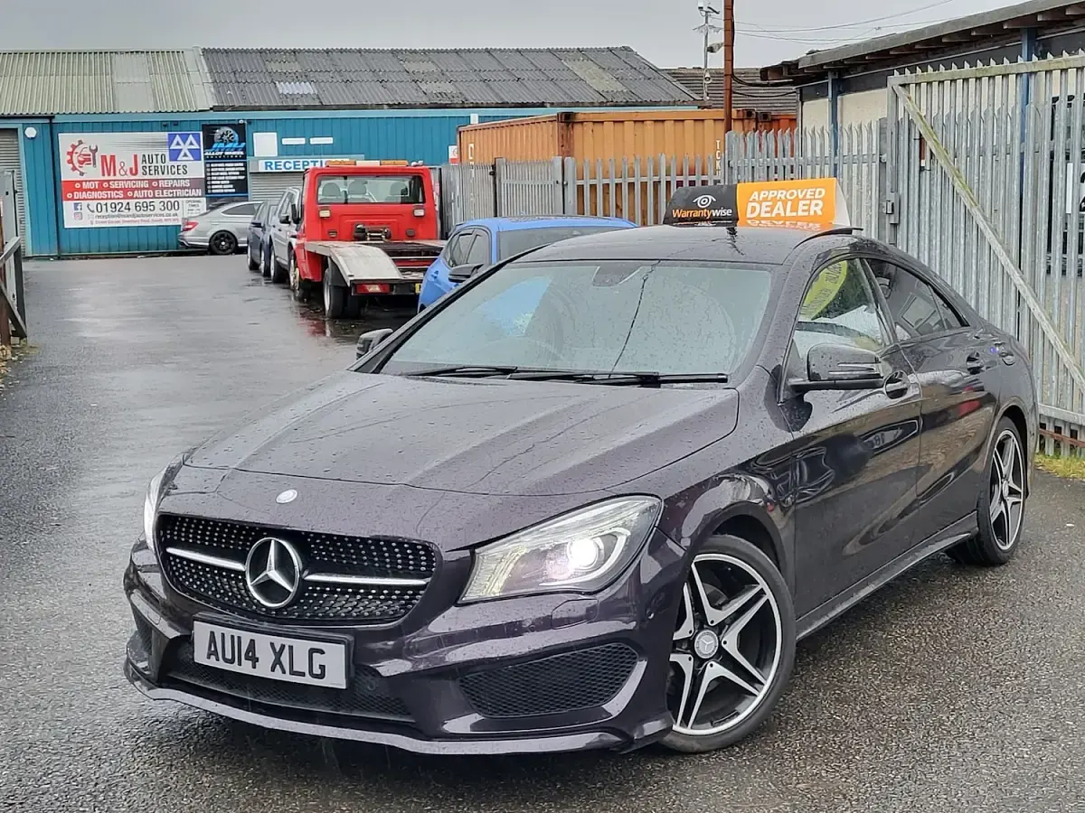 Used Mercedes CLA220 AMG 170 HP (125 kW) 2014 Purple Sedan