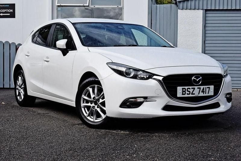 White Used 2018 Mazda 3 Hatchback | £10,495 (Fair price) - Image 1/4