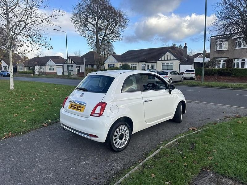 Used Fiat 500 Lounge 69 HP (50 kW) 2016 White Hatchback