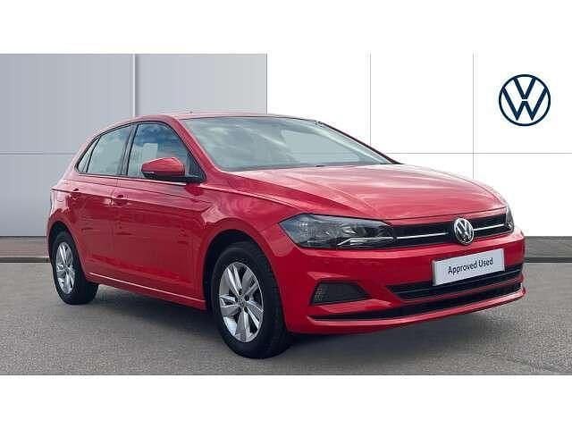 Red Used 2018 VW Polo SE Hatchback | £11,302 (Fair price) - Image 1/4