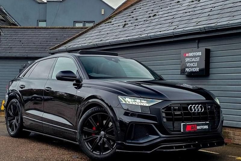 Black Used 2018 Audi Q8 S-Line SUV | £35,989 (Expensive) - Image 1/1