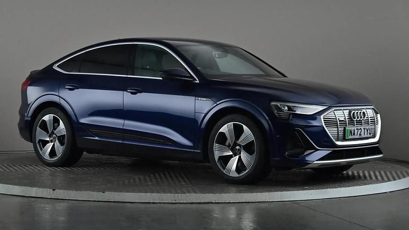 Blue Used 2022 Audi e-tron S-Line SUV | £20,777 (Good price) - Image 1/3