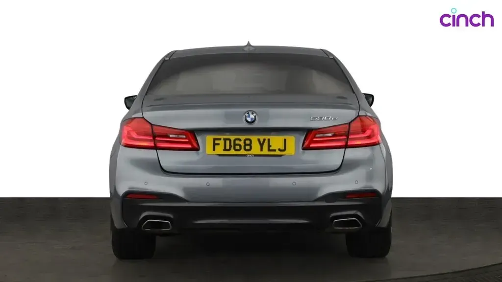 Used BMW 530e M Sport 252 HP (185 kW) 2019 Blue Sedan