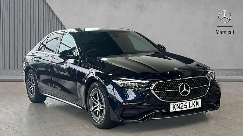 Used Mercedes E200 AMG line 201 HP (147 kW) 2025 Blue Sedan