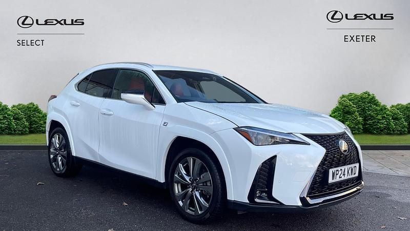 F sport white Used 2024 Lexus UX Sport Line SUV | £29,490 (Fair price) - Image 1/4