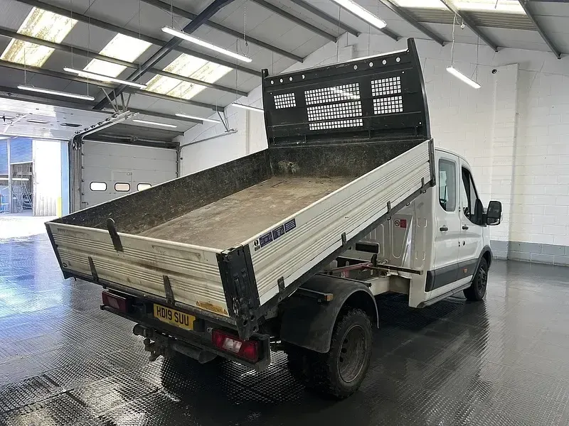 Used Ford Transit 130 HP (95 kW) 2019 White Cabriolet