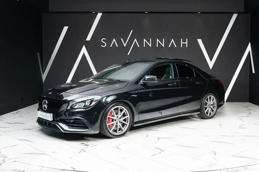 Used Mercedes CLA45 AMG AMG 381 HP (280 kW) 2017 Black Coupe