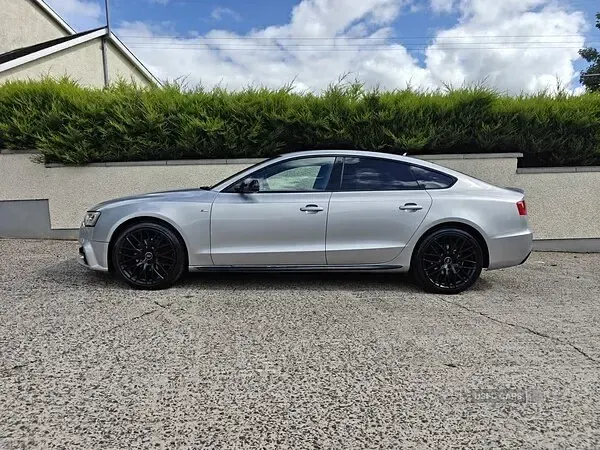 Used Audi A5 Black Edition 190 HP (139 kW) 2016 Silver Coupe