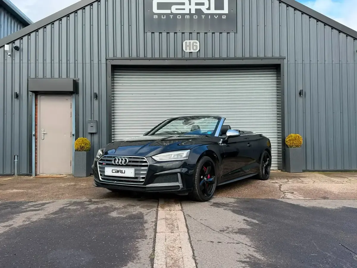 Used Audi A5 Cabriolet Design 354 HP (260 kW) 2018 Black Cabriolet