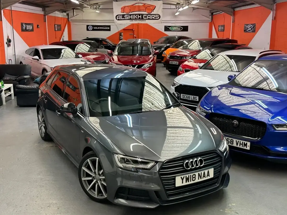 Used Audi A3 Black Edition 150 HP (110 kW) 2018 Grey Sedan