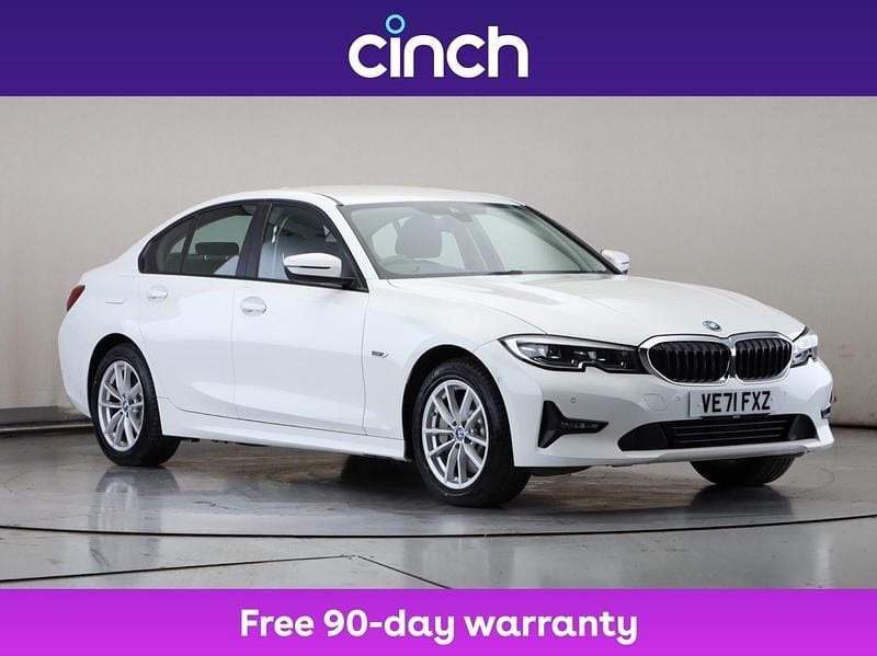 White Used 2021 BMW 330e Sedan | £16,149 (Good price) - Image 1/3