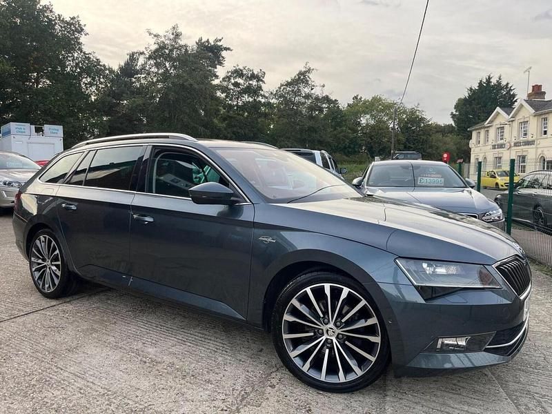 Grey Used 2018 Skoda Superb LAURIN & KLEMENT Estate | £15,795 (Fair price) - Image 1/3