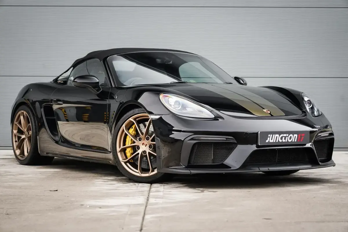 Used Porsche 718 Spyder 2019 Black Cabriolet