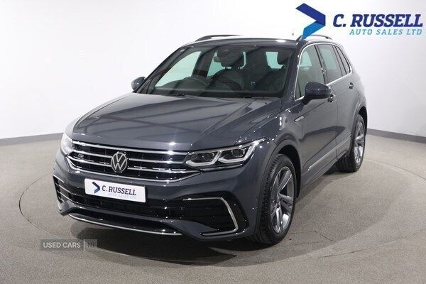 Grey Used 2024 VW Tiguan R-line Edition SUV | £30,495 (Fair price) - Image 1/4