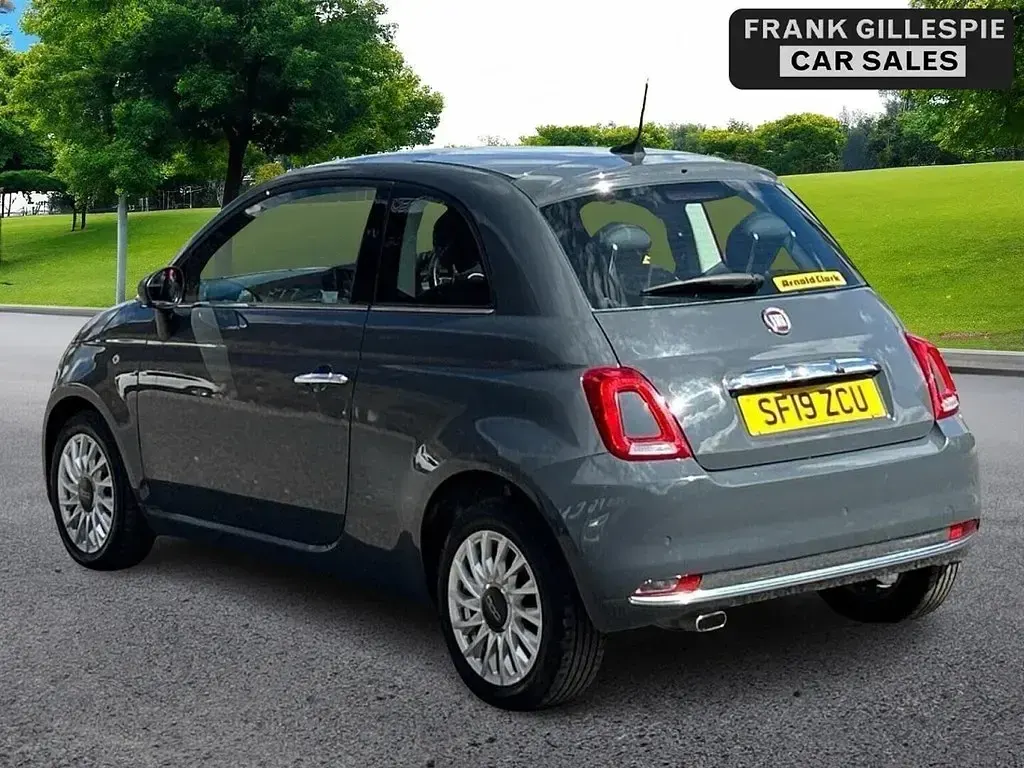 Used Fiat 500 Lounge 69 HP (50 kW) 2019 Grey Hatchback