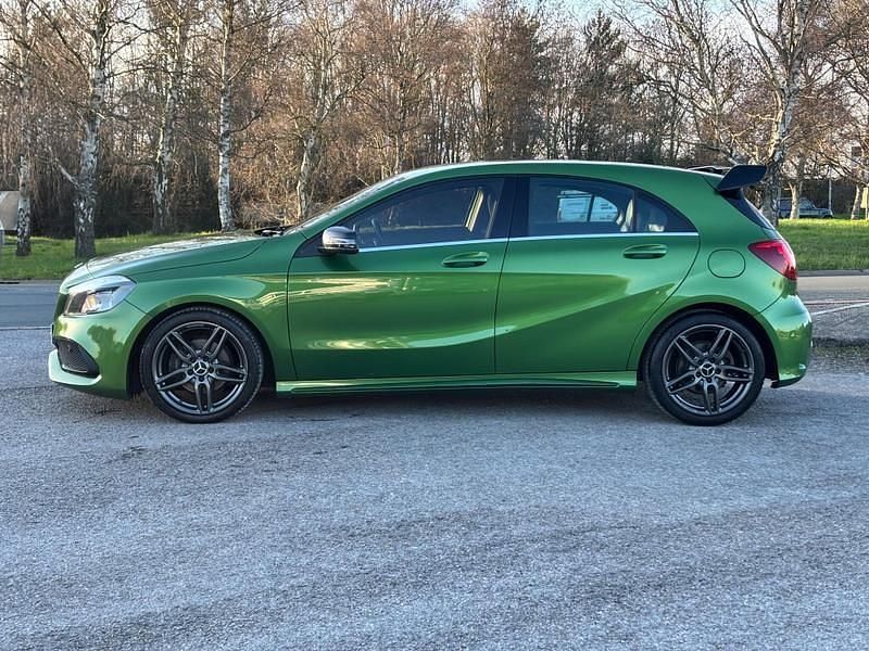 Used Mercedes A180 AMG line 122 HP (89 kW) 2016 Green Hatchback