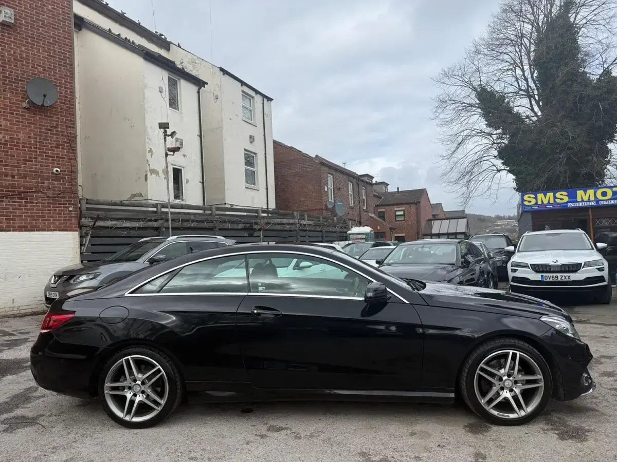Used Mercedes E220 AMG 170 HP (125 kW) 2013 Black Coupe