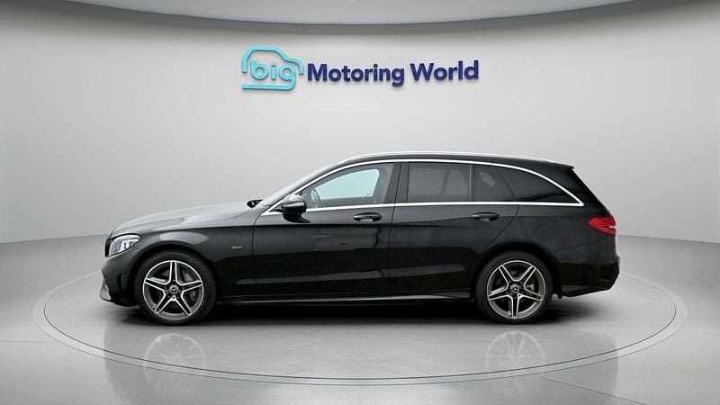 Used Mercedes C300e AMG line 320 HP (235 kW) 2021 Black Estate