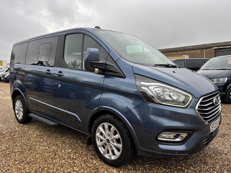 Blue Used 2020 Ford Tourneo Custom Titanium Van | £18,995 (Good price) - Image 1/4