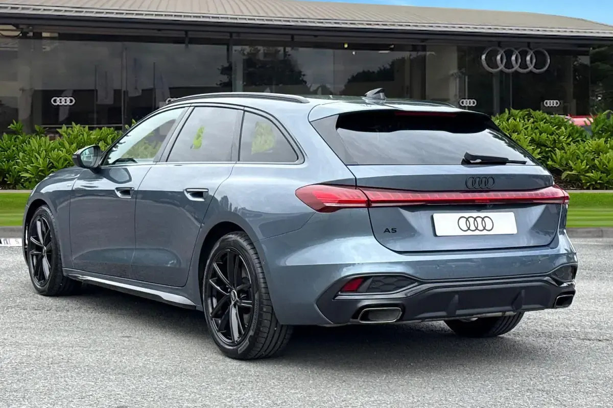 New Audi A5 Black Edition 2026 Blue Estate