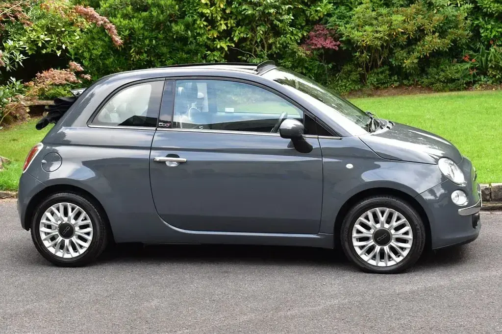 Used Fiat 500 Lounge 2015 Grey Cabriolet
