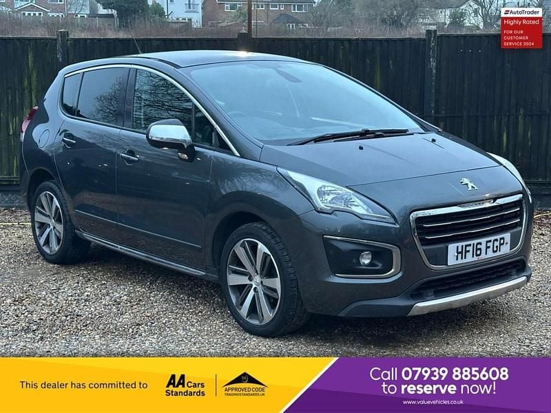 Grey Used 2016 Peugeot 3008 Allure SUV | £8,450 (Super price) - Image 1/4