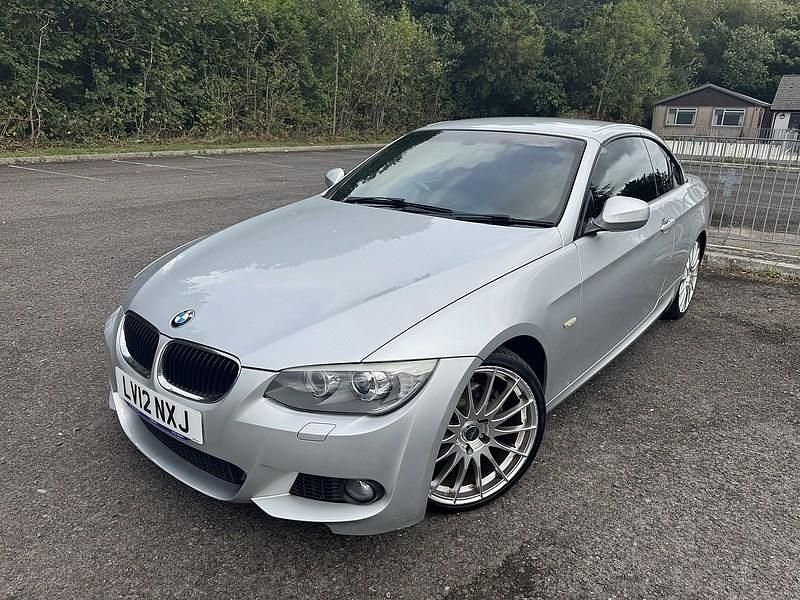 Titanium silver Used 2012 BMW 320 Cabriolet M Sport Cabriolet | £6,498 (Good price) - Image 1/4