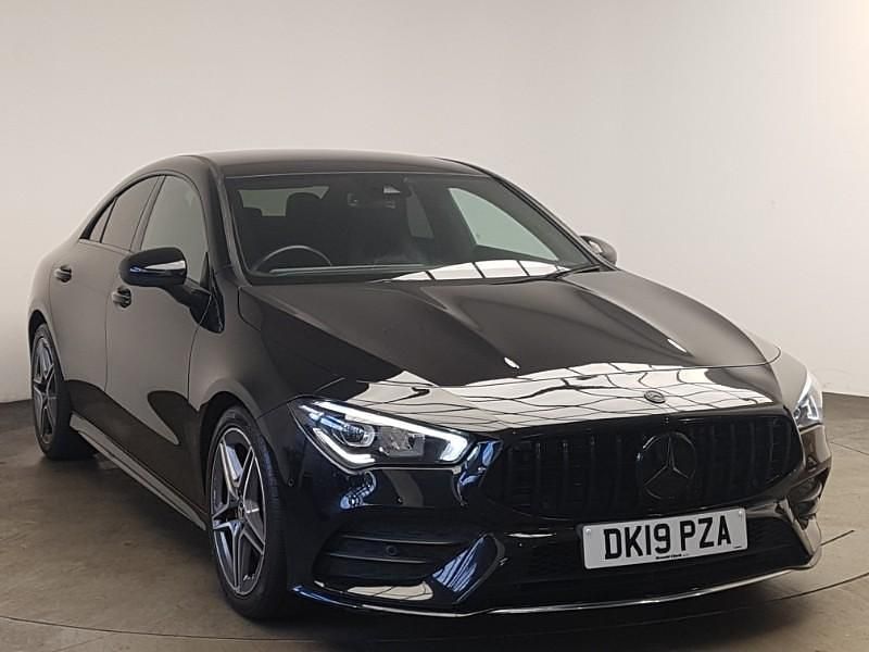 Black Used 2019 Mercedes CLA200 AMG line Sedan | £21,998 (A bit pricey) - Image 1/4