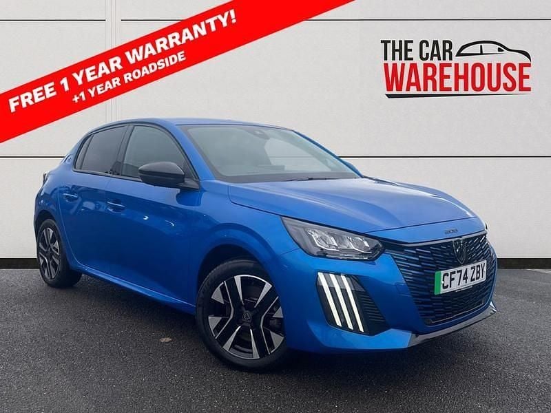 New Peugeot e-208 Allure 100 kW (136 HP) 2025 Vertigo blue Hatchback