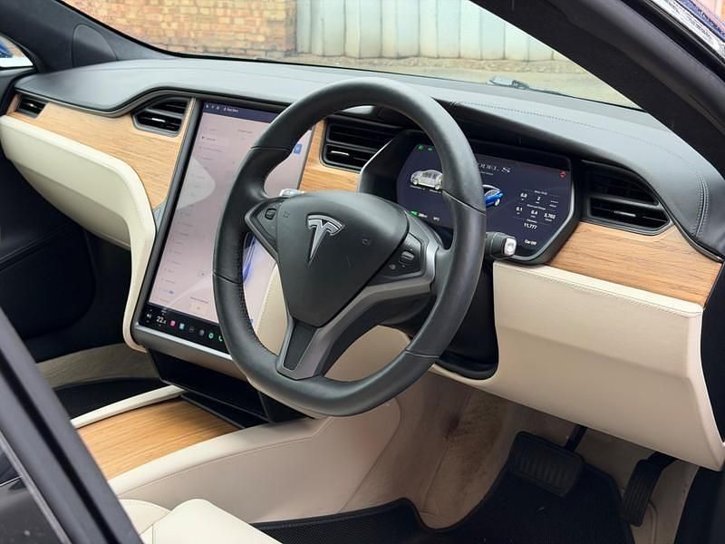 Used Tesla Model S Long Range AWD 397 kW (541 HP) 2019 Blue Hatchback