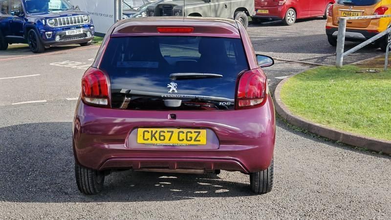 Used Peugeot 108 Allure 82 HP (60 kW) 2017 Mauve/purple Hatchback