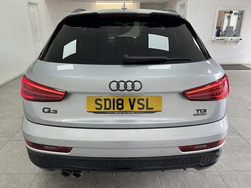 Used Audi Q3 Black Edition 150 HP (110 kW) 2018 Silver SUV