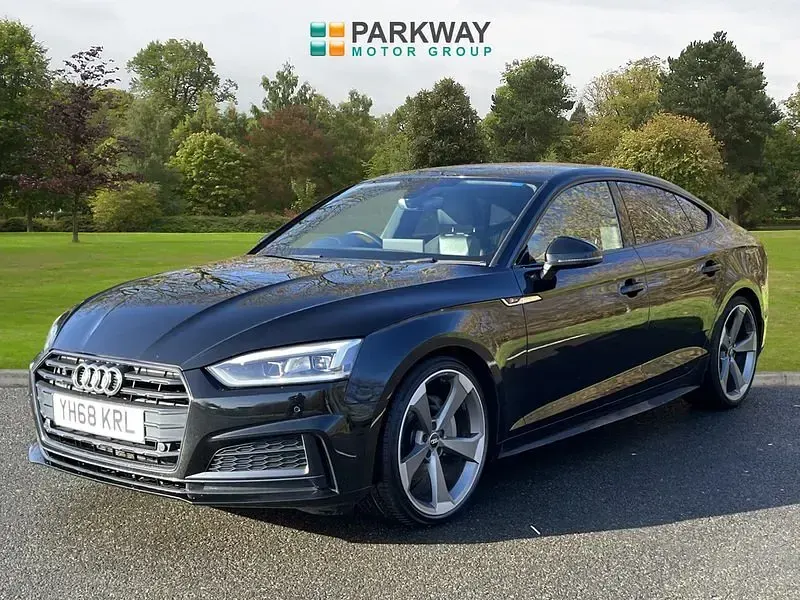 Used Audi A5 Black Edition 190 HP (139 kW) 2019 Black Coupe