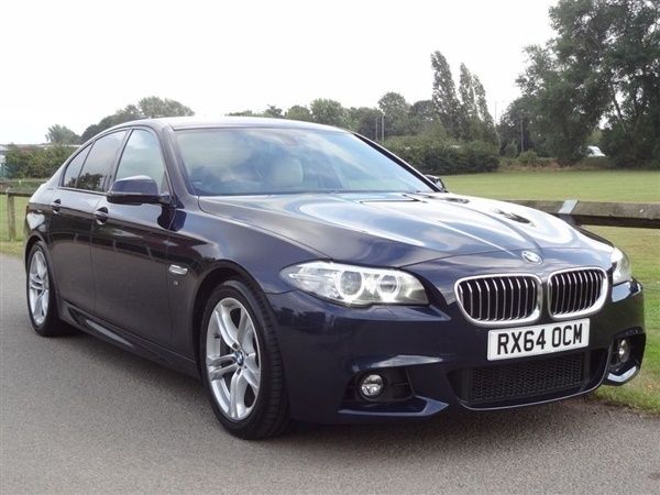 Blue Used 2014 BMW 520 M Sport Sedan | £10,995 (Fair price) - Image 1/1