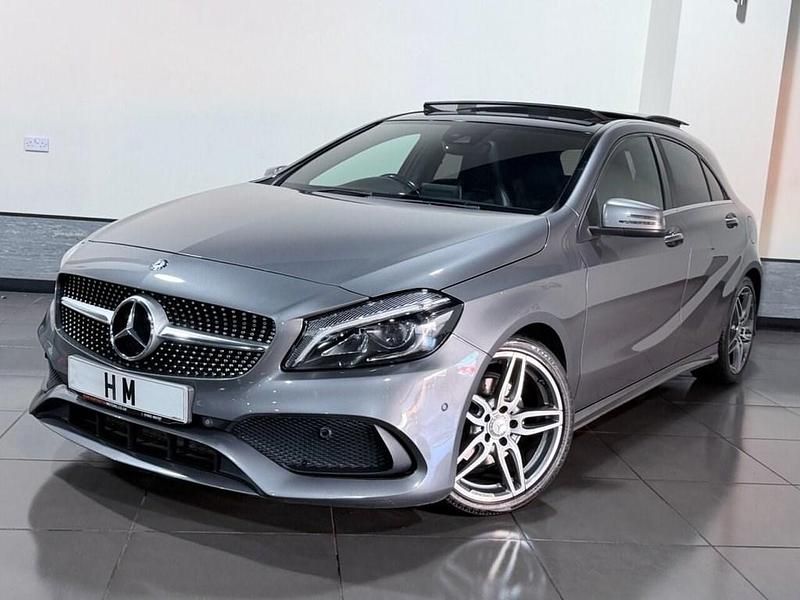 Used Mercedes A180 AMG line 109 HP (80 kW) 2016 Grey Hatchback