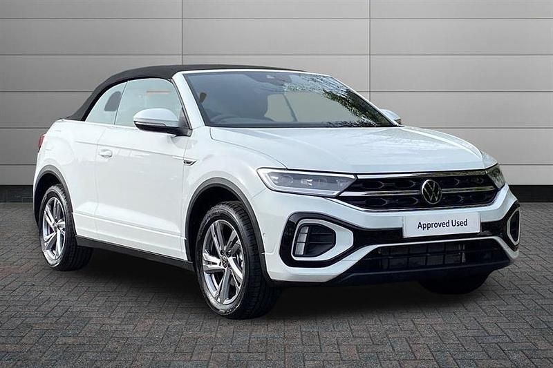 New VW T-Roc Cabriolet R-line 150 HP (110 kW) 2025 Pure white Cabriolet