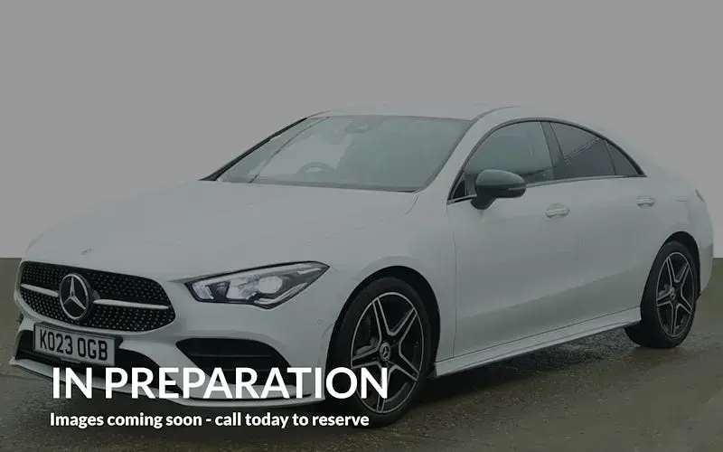 Used Mercedes CLA220 AMG Line Premium 190 HP (139 kW) 2022 White Sedan