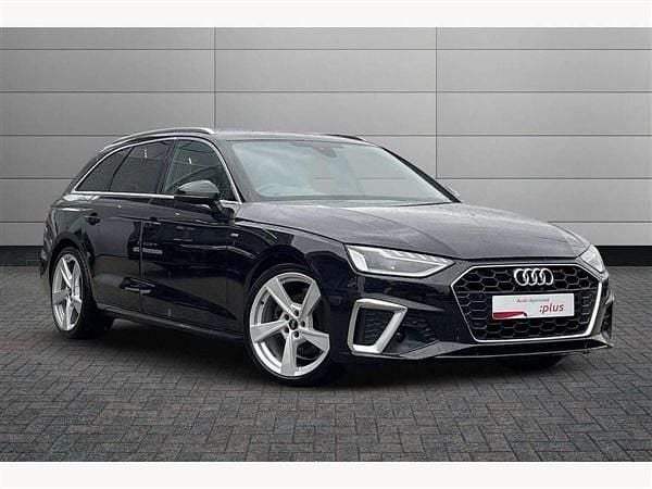 Black Used 2021 Audi A4 S-Line Estate | £23,750 (Fair price) - Image 1/4