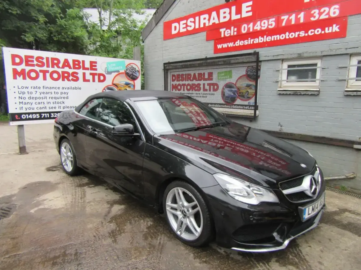Used Mercedes E220 AMG 2014 Black Cabriolet