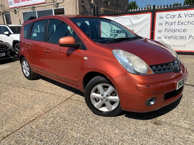 Orange Used 2008 Nissan Note Acenta MPV | £899 (Expensive) - Image 1/4