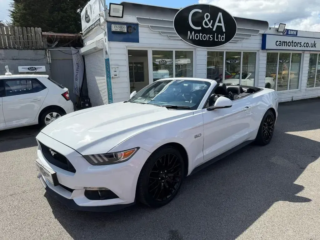 Used Ford Mustang GT Convertible 410 HP (301 kW) 2017 White Cabriolet