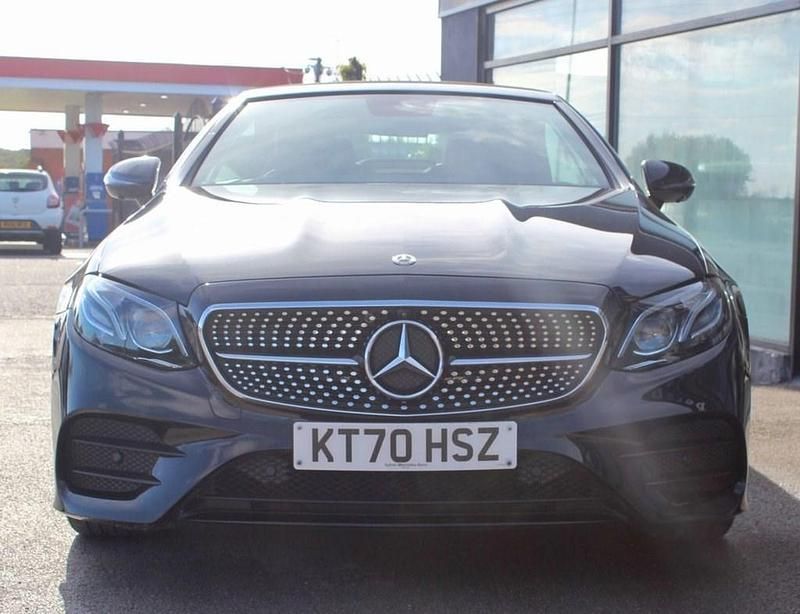 Used Mercedes E300 AMG line 245 HP (180 kW) 2021 Black Cabriolet