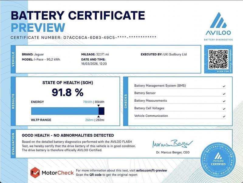 Used Jaguar I-Pace SE 294 kW (400 HP) 2021 Black SUV