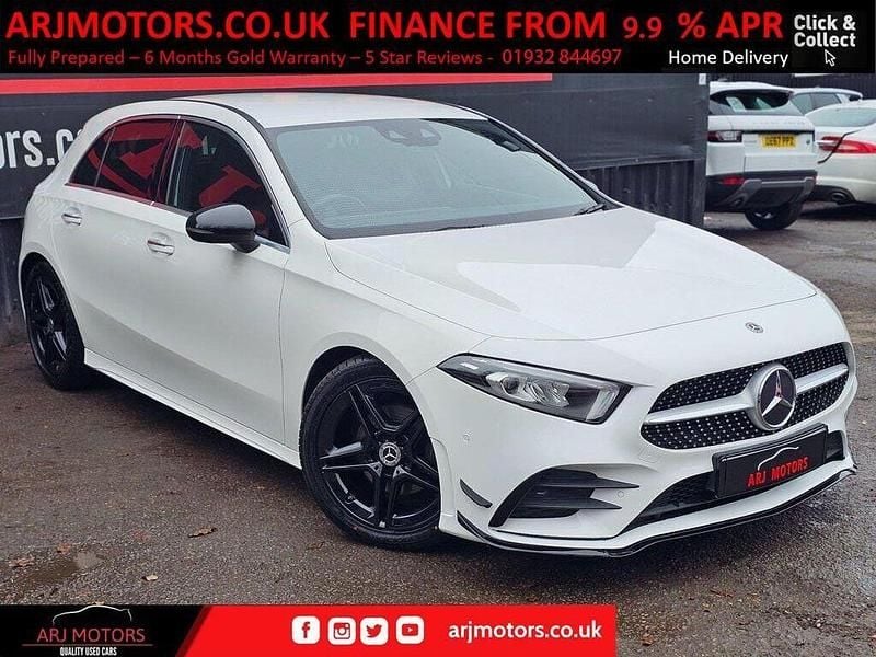 White Used 2019 Mercedes A180 AMG Line Premium Hatchback | £14,995 (Fair price) - Image 1/4