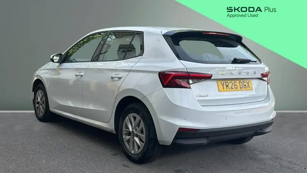 Used Skoda Fabia SE 80 HP (58 kW) 2026 Metallic  moon white Hatchback