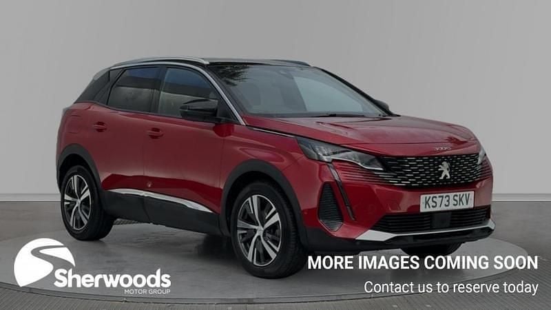 Red Used 2023 Peugeot 3008 Allure+ SUV | £19,459 (Fair price) - Image 1/4
