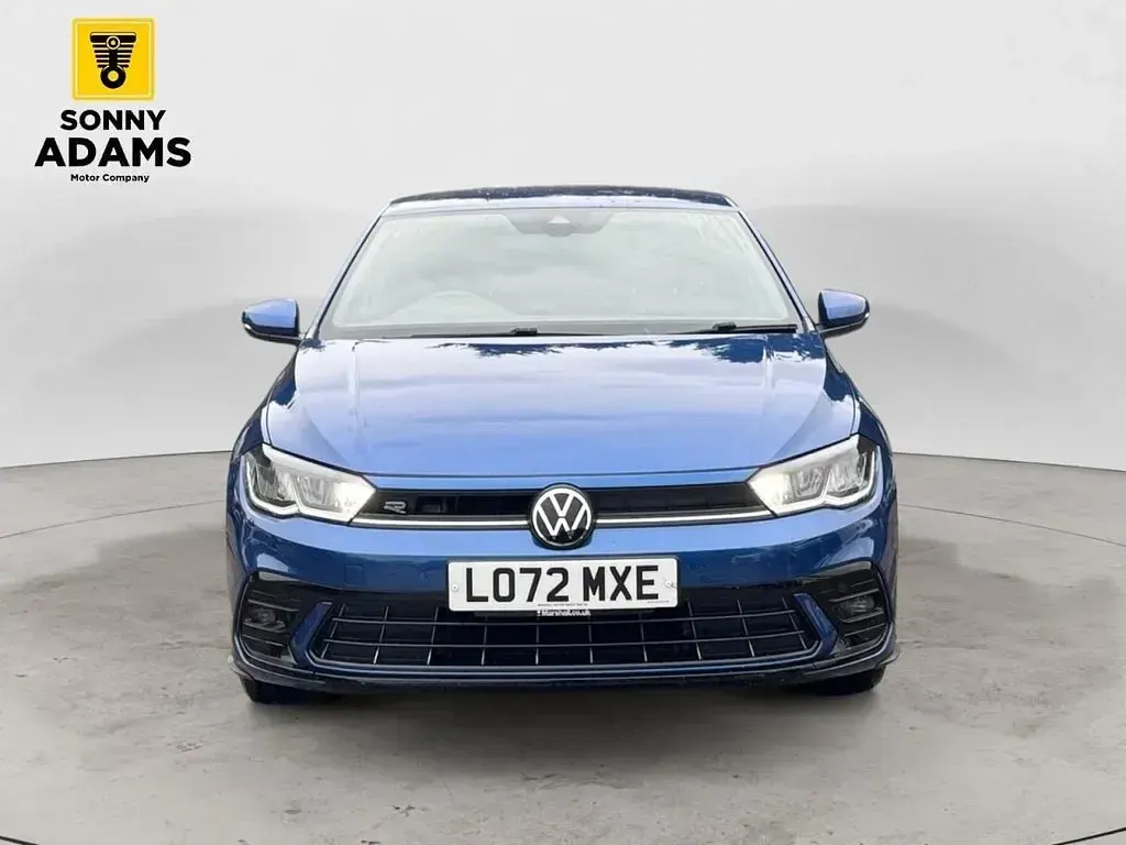 Used VW Polo R-line 95 HP (69 kW) 2022 Blue Hatchback
