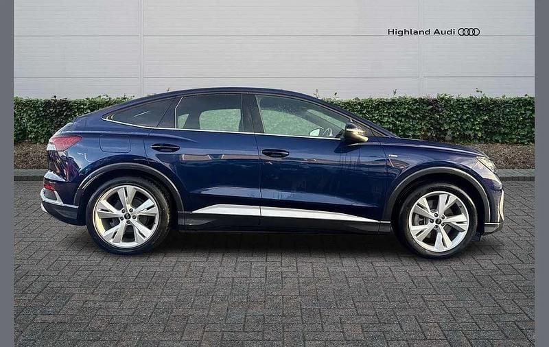 Used Audi Q4 Sportback e-tron S-Line 150 kW (204 HP) 2023 Blue SUV